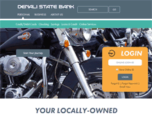 Tablet Screenshot of denalistatebank.com